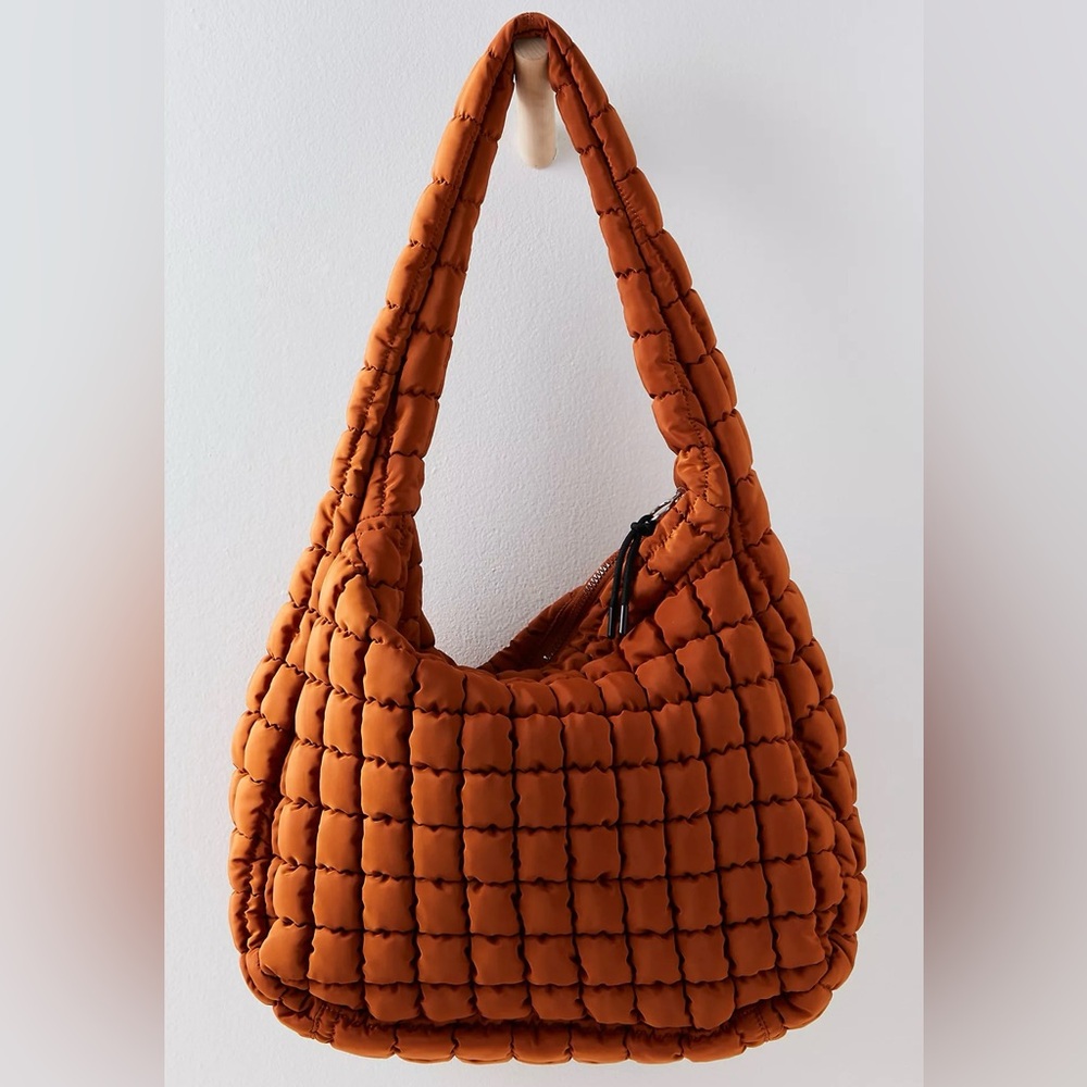 Free People FT Movement Quilted Carryall -Roasted Chestnut